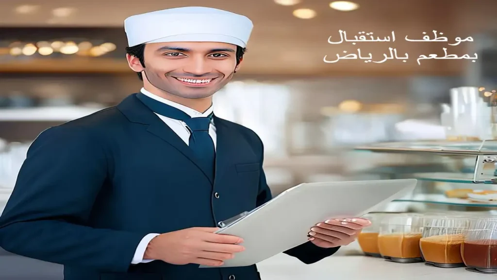 موظف استقبال بمطعم بالرياض 2026