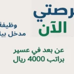 وظيفة مدخل بيانات عن بعد في عسير براتب 4000 ريال