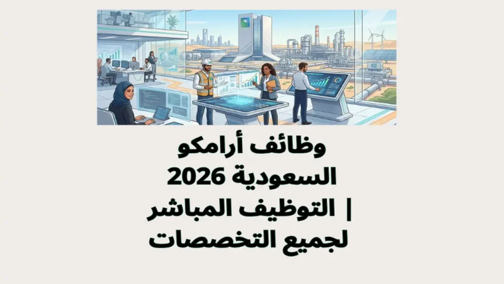 وظائف أرامكو السعودية 2026 | التوظيف المباشر لجميع التخصصات