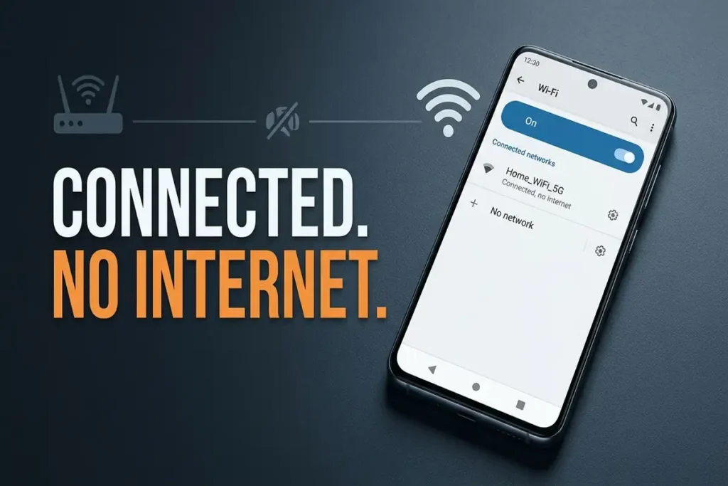 Android Connected to WiFi but No Internet: How to Fix It