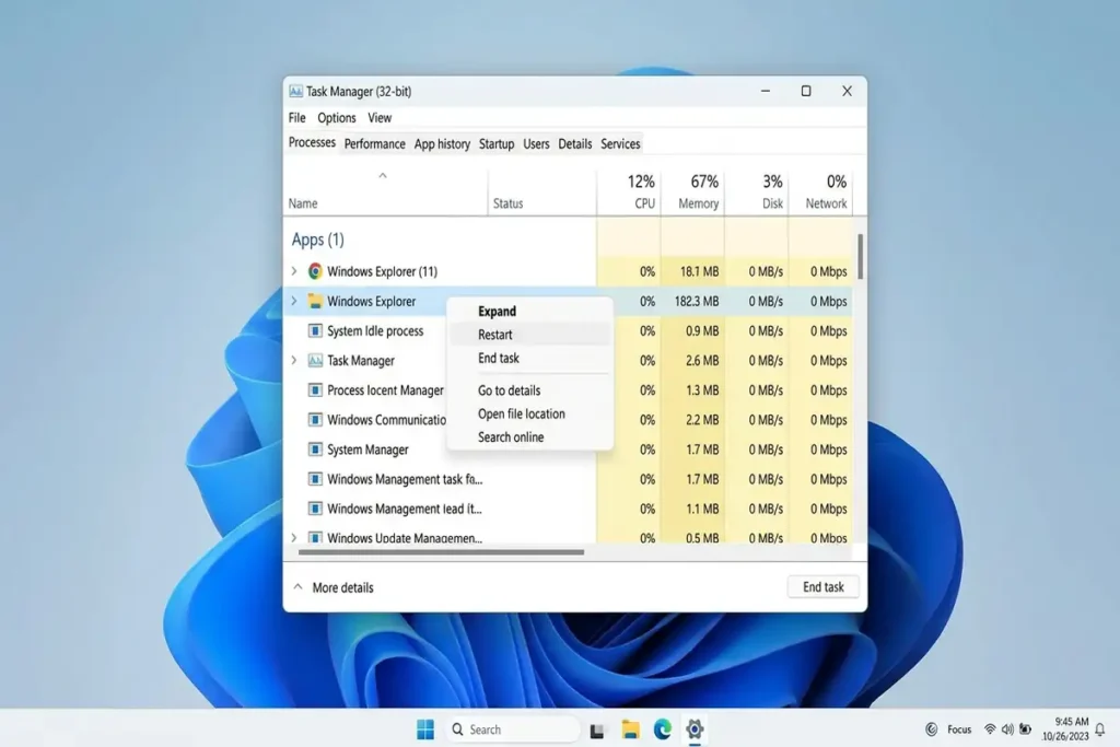 How to Fix Windows 11 File Explorer Not Responding 2 Task Manager / Restart