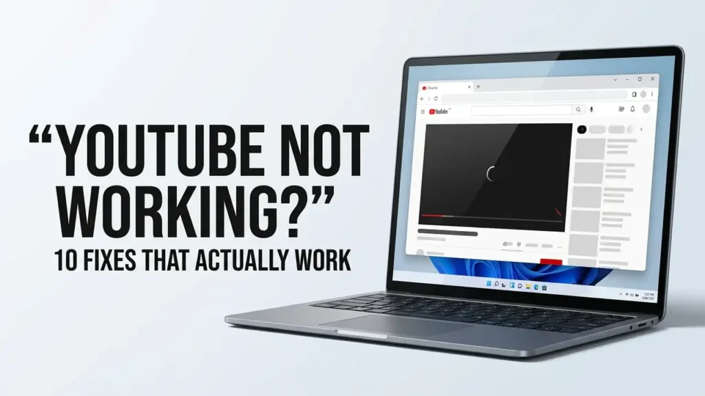 YouTube Not Working on Chrome? 10 Fixes