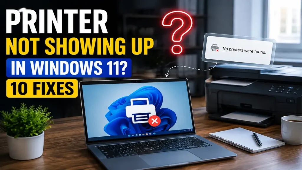 Printer Not Showing Up in Windows 11? 10 Fixes