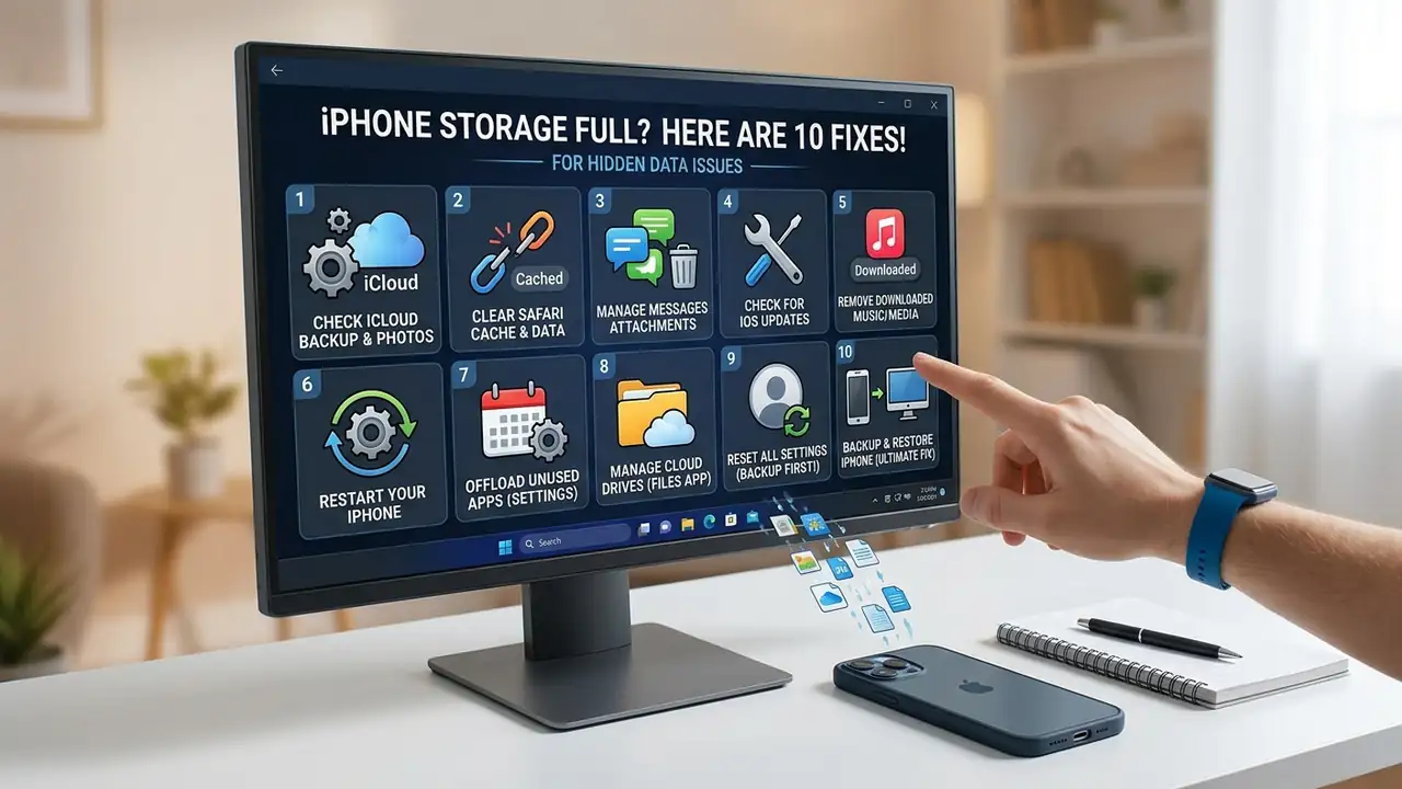 iPhone Storage Full but You Have Space? 10 Fixes
