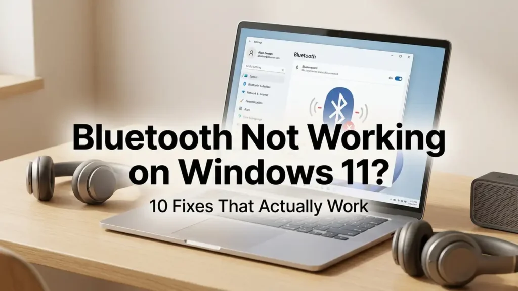How to Fix Bluetooth Not Working on Windows 11
