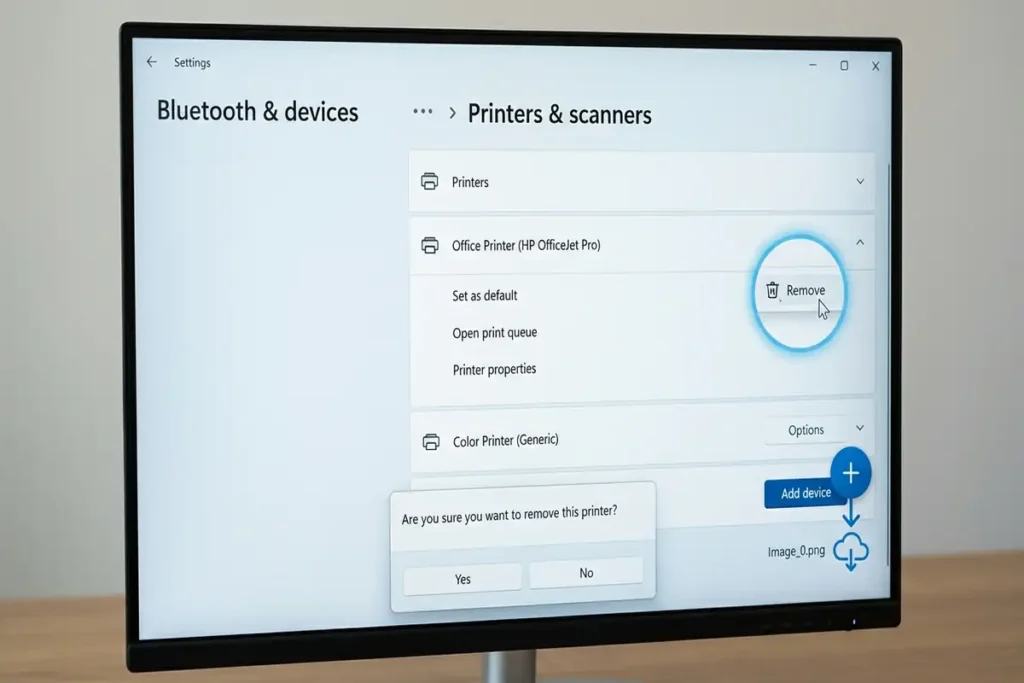 Printer Not Showing Up in Windows 11? 10 Fixes 3 Remove a printer from Windows 11