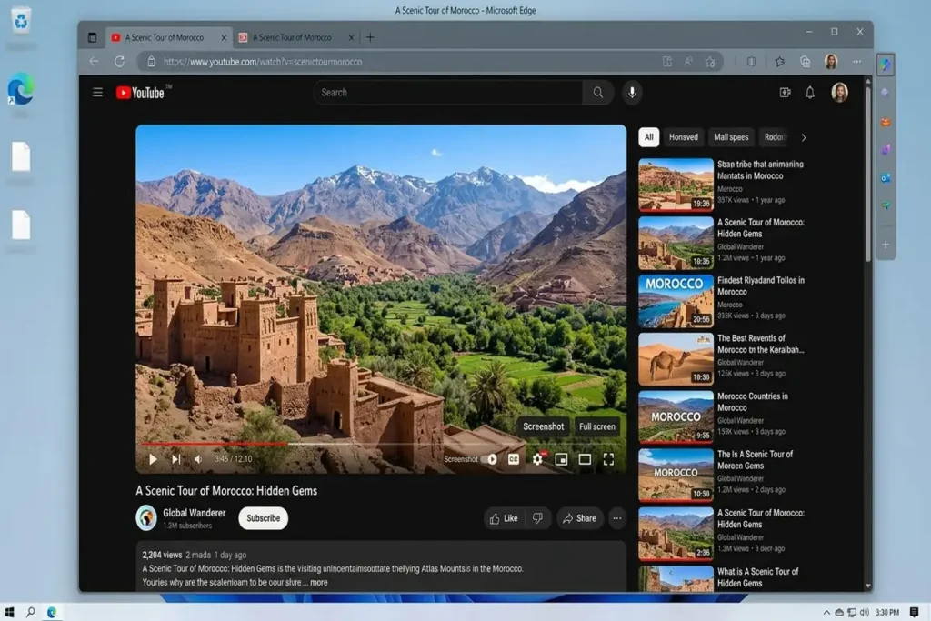Take your own screenshot showing the same YouTube video working in Edge or another browser.