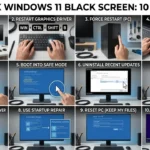 How to Fix Windows 11 Black Screen: 10 Solutions