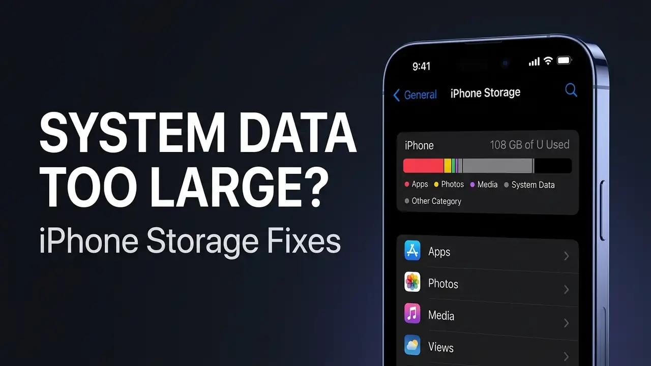 IPhone System Data Taking Up Too Much Space? How to Reduce It