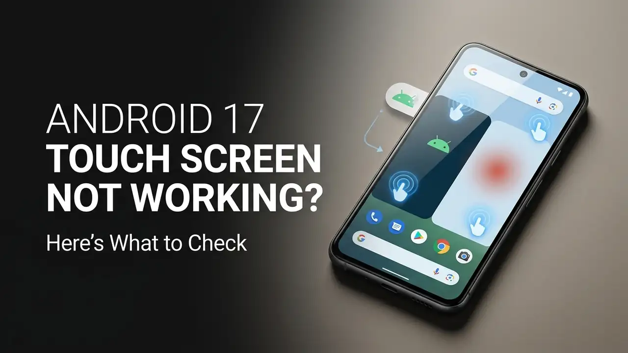Android 17 Touch Screen Not Working? Here's What to Check