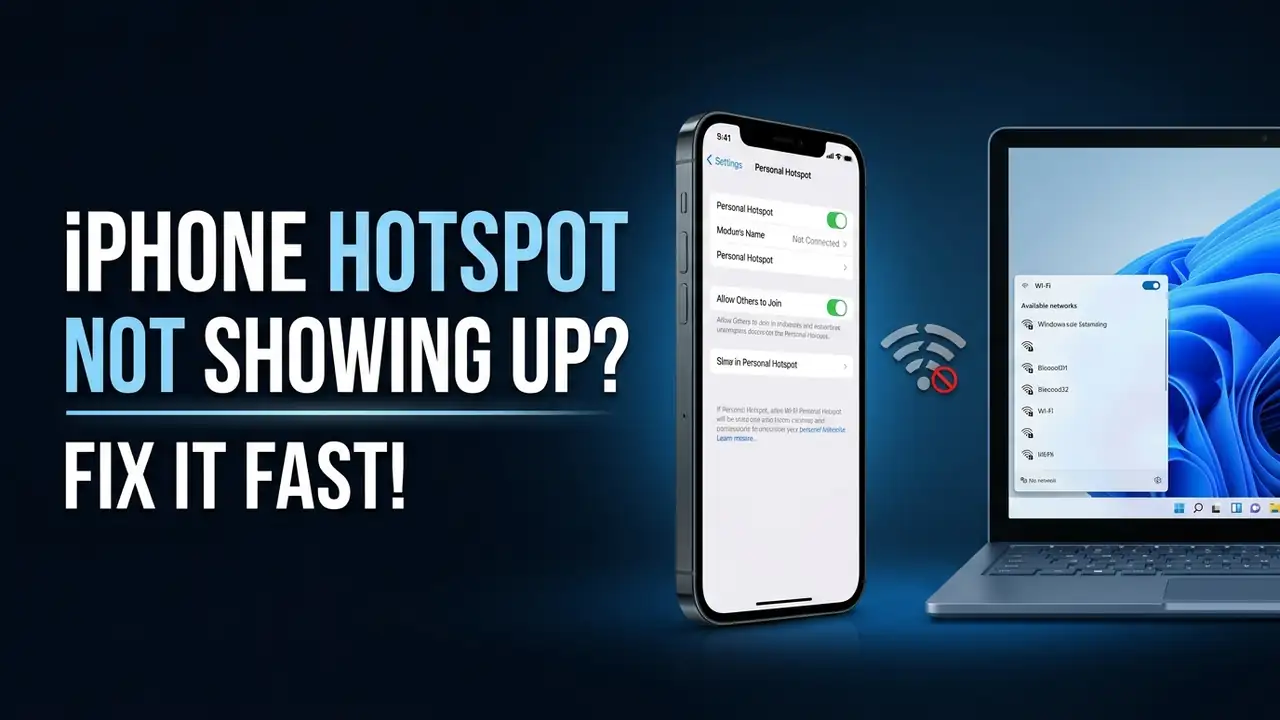 IPhone Personal Hotspot Not Showing Up? Fix It Fast