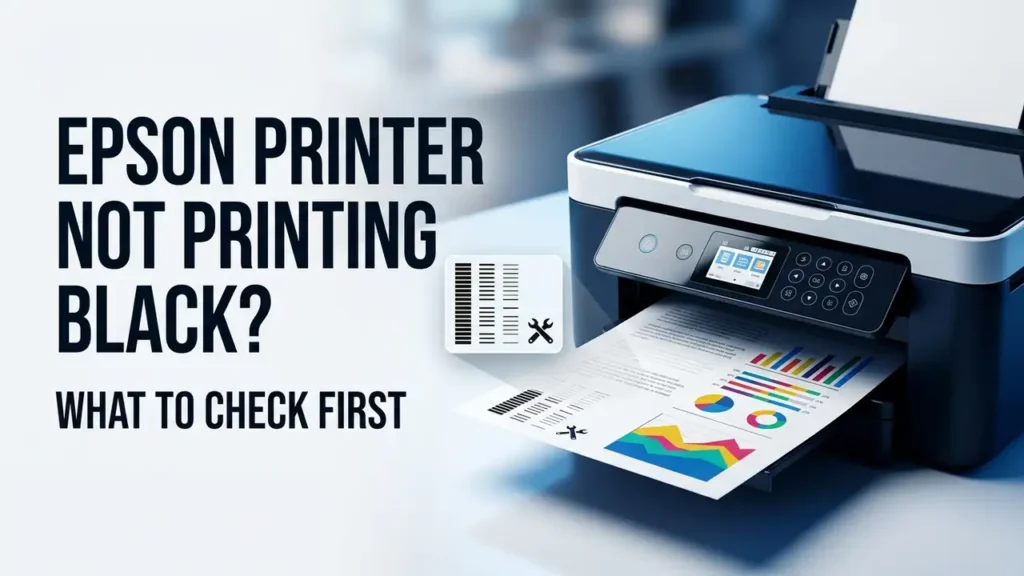 Epson Printer Not Printing Black? 6 Fixes to Try First