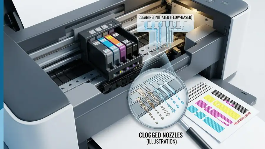 Printer Printing Blank Pages? Here’s How to Fix It 3 printhead nozzles