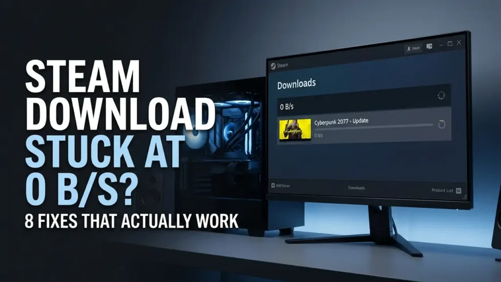 Steam Download Stuck at 0 B/s? What to Check