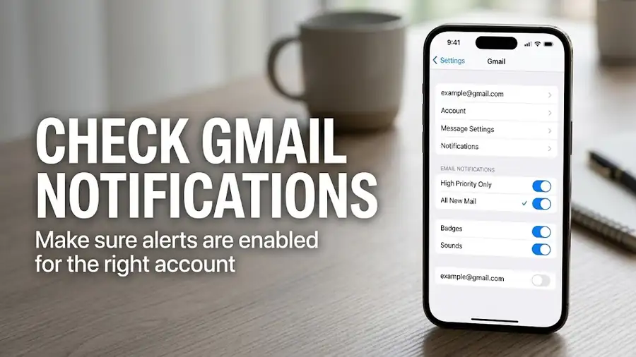 Gmail Notifications Not Working? Emails Still Arriving? 2 gmail