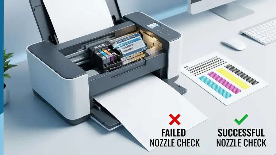 Printer Printing Blank Pages? Here’s How to Fix It 2 Nozzle Check / Test Page