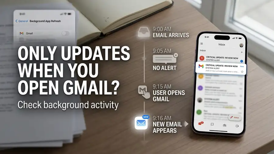 Gmail Notifications Not Working? Emails Still Arriving? 4 gmail