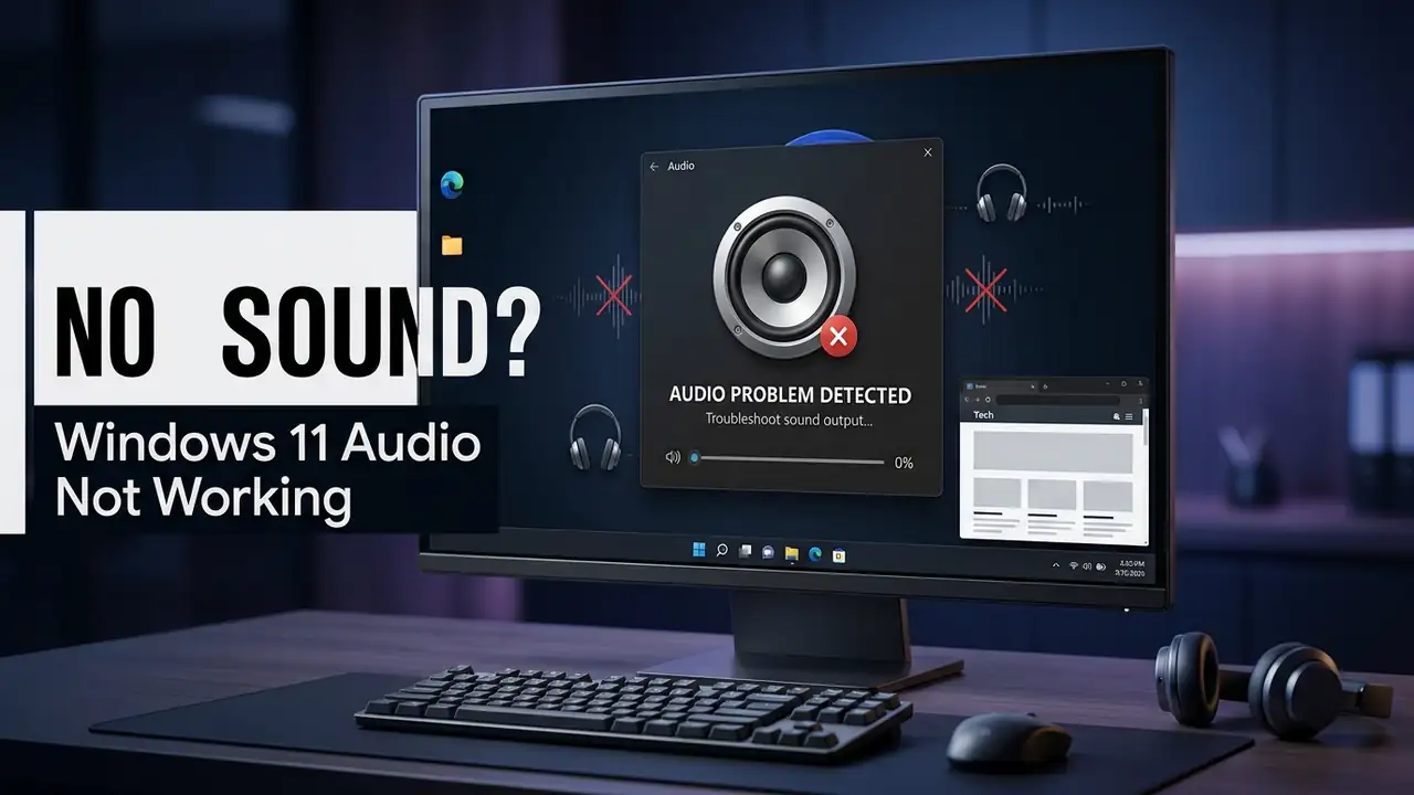 Windows 11 Audio Not Working? Here’s What to Do