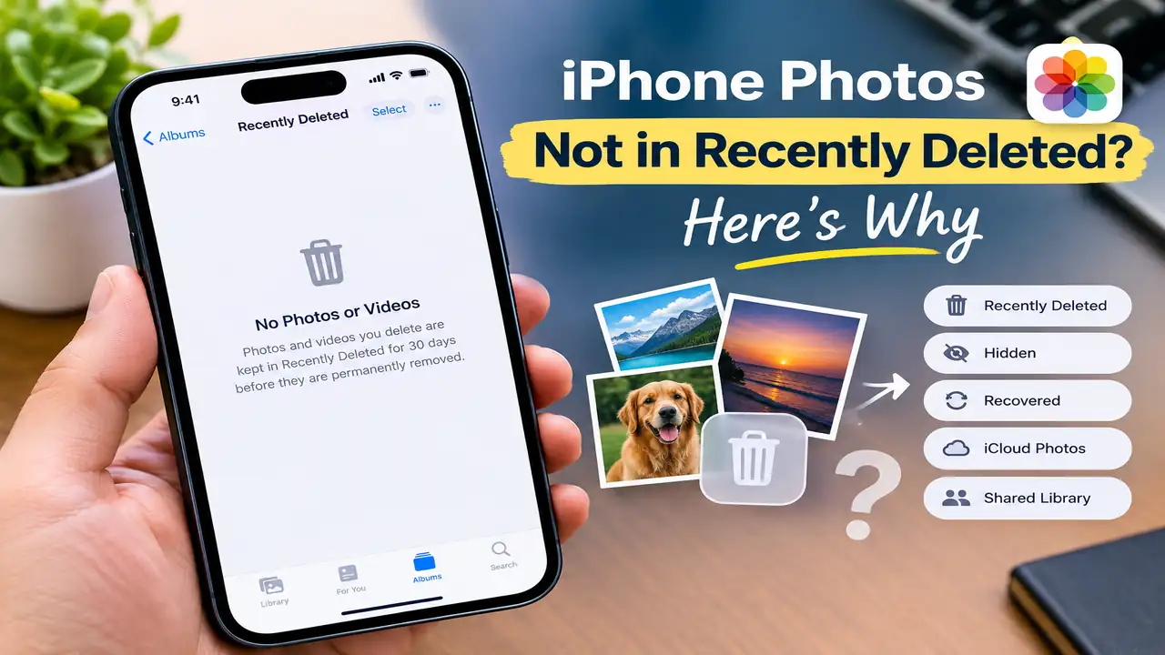 iPhone Photos Not in Recently Deleted? Here’s Why