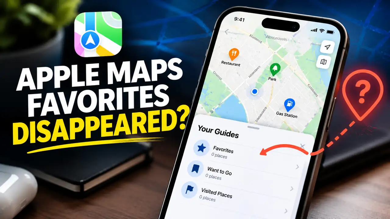 Apple Maps Favorites Disappeared? How to Find Them