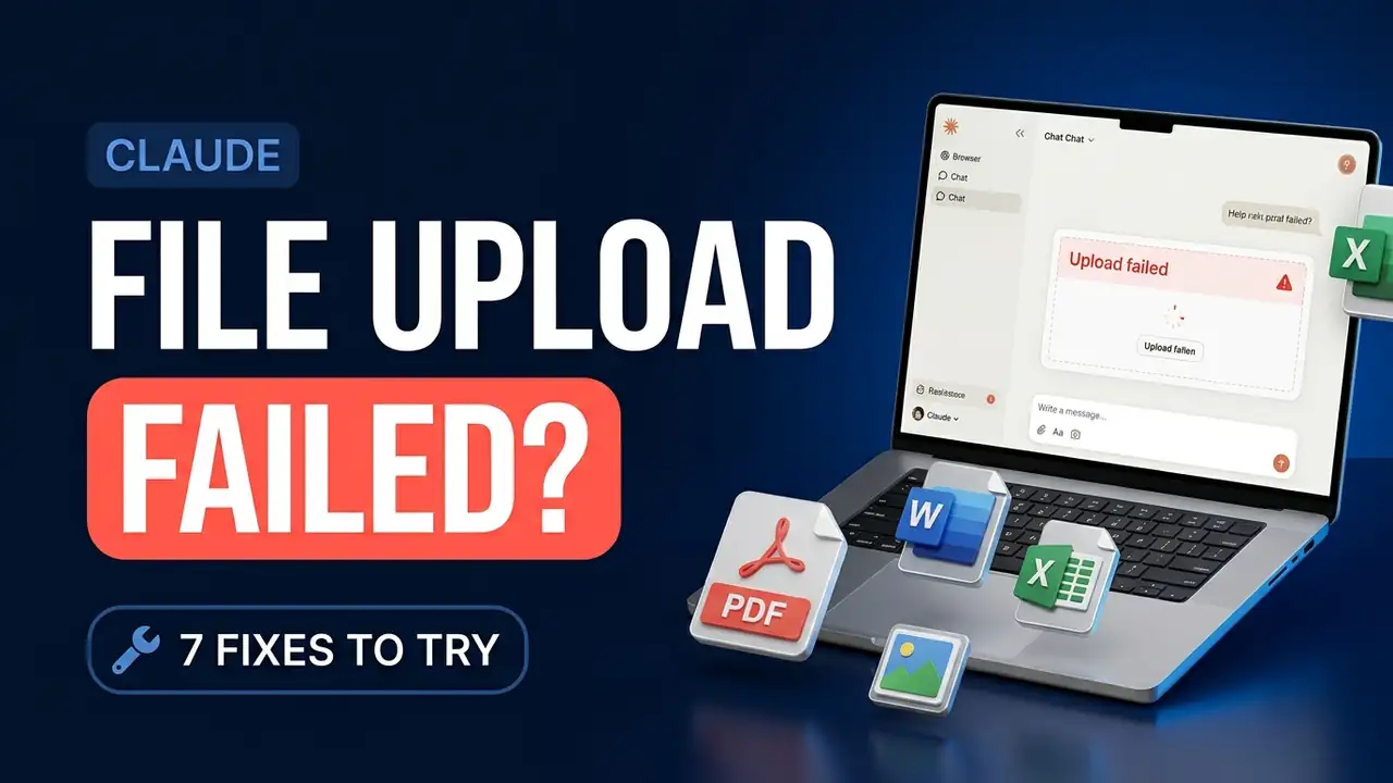 Claude Not Uploading Files? 7 Fixes to Try
