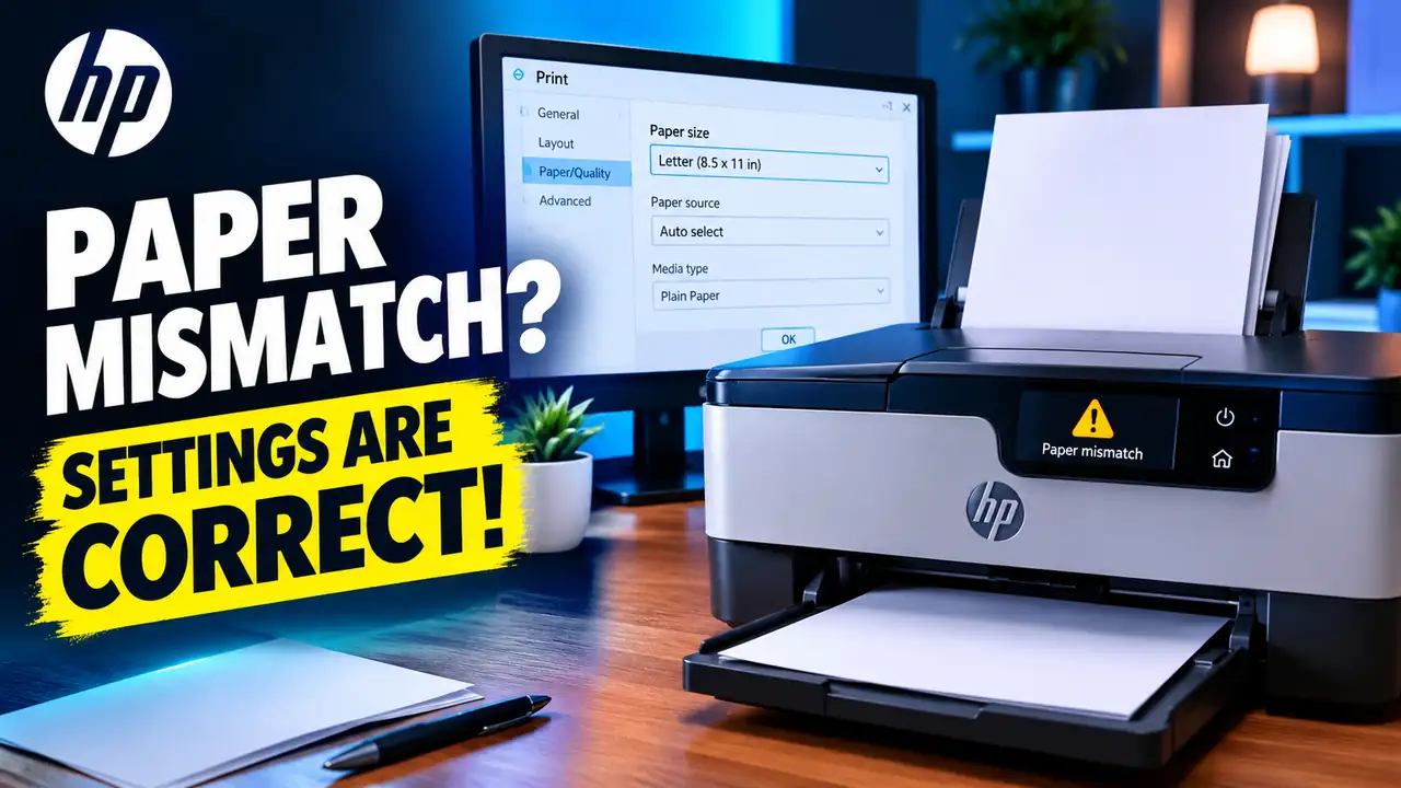 HP Printer Paper Mismatch Error: Why It Happens