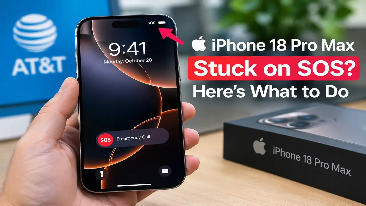IPhone 18 Pro Max Stuck on SOS? Here's What to Do