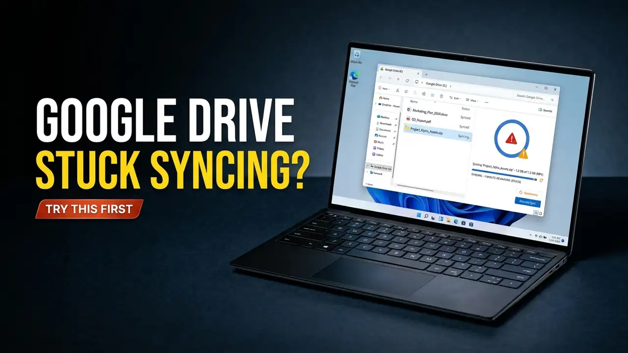 Google Drive for Desktop Stuck on Syncing? Here's How to Fix It