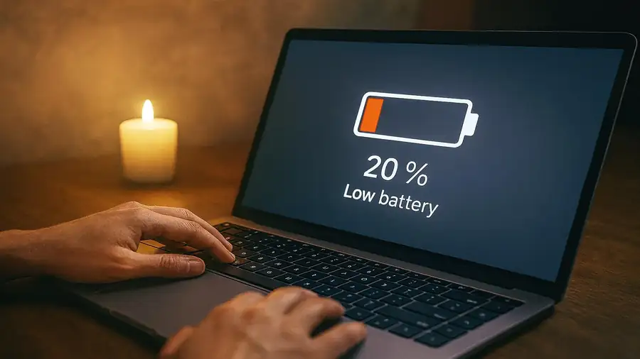 Laptop Battery Drops Overnight
