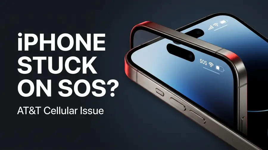 IPhone 18 Pro Max Stuck on SOS? Here's What to Do 2 iPhone 18 Pro Max showing SOS instead of cellular service