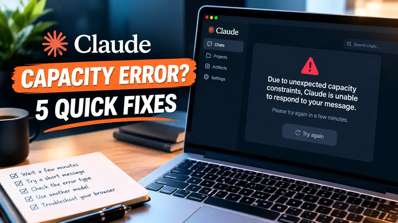 Claude Capacity Error? 5 Quick Fixes