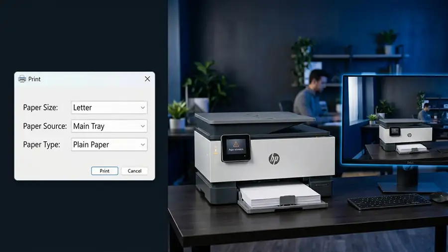 Print Settings vs Printer Error